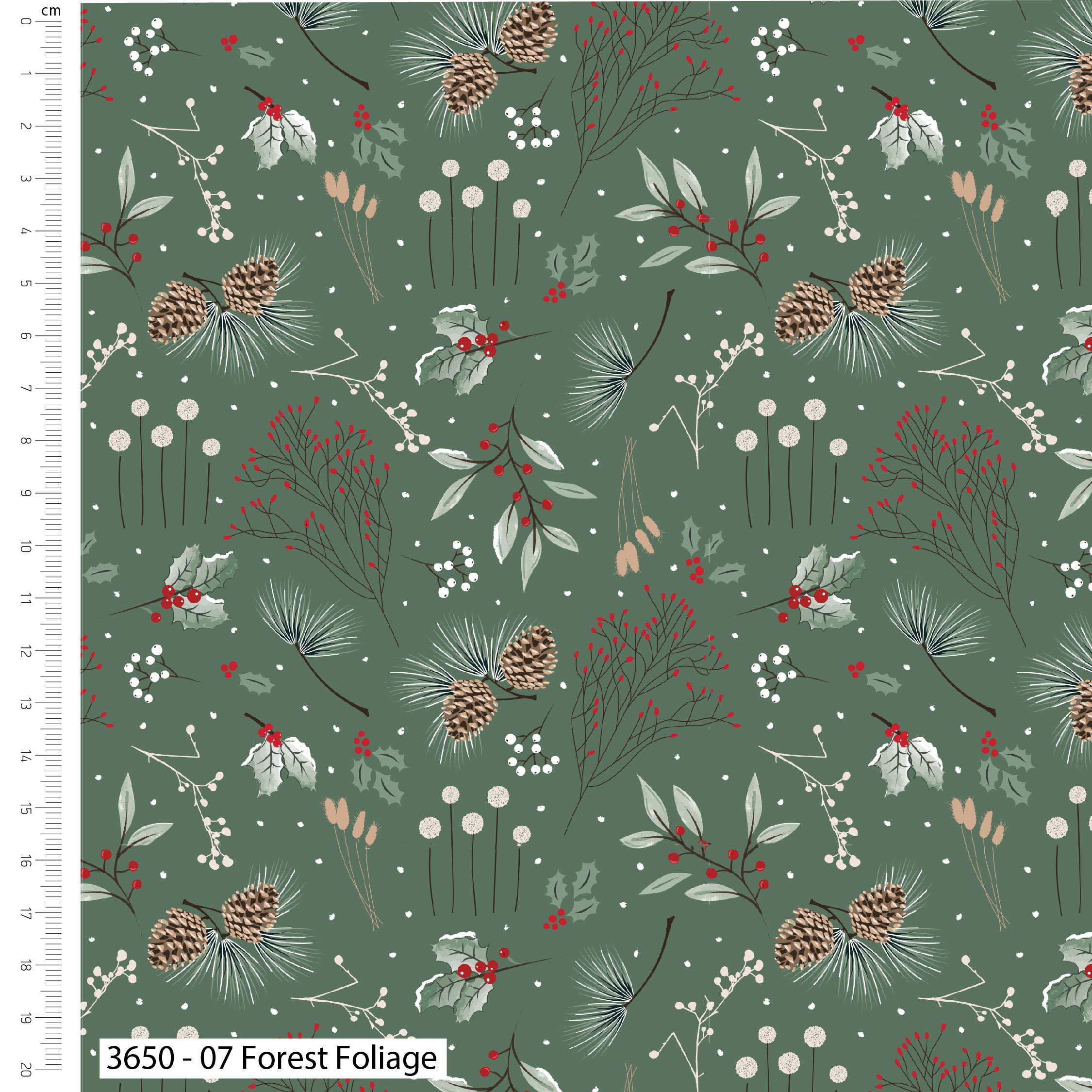 Christmas in The Country by Victoria Louise Design 100% Cotton 112cm W – CraftsFabrics
