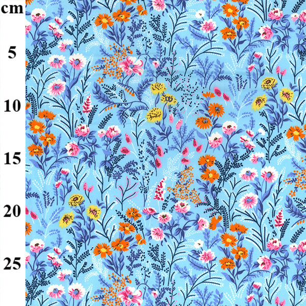 Elegant Floral Rose & Hubble Cotton Poplin Fabric – Pound Fabrics