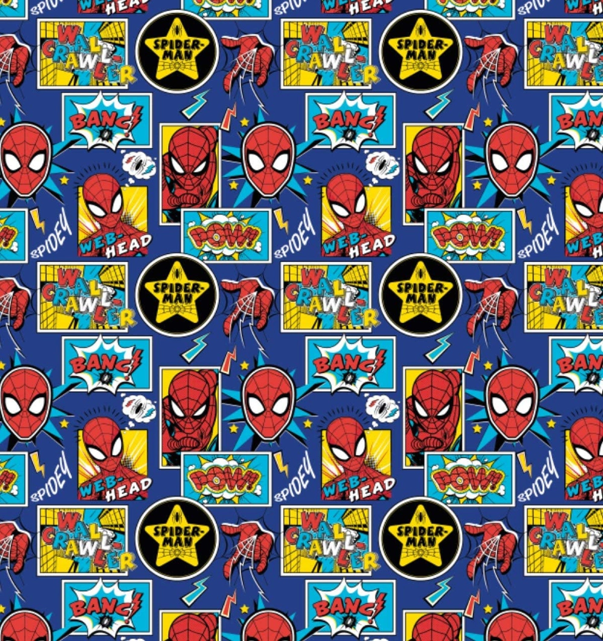 Marvel Spiderman Web Crawler Fabric by the yard