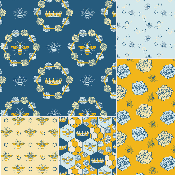 Bee Fabric Collection
