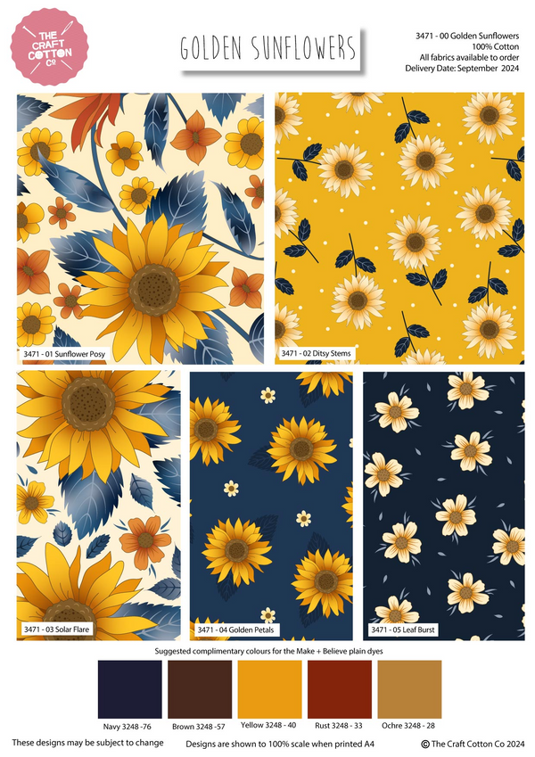 Golden Sunflowers Collection