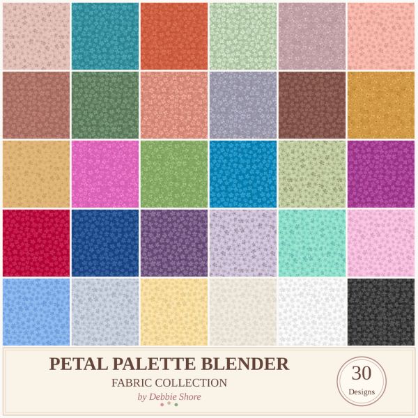 Petal Palette Blender Fabric Collection