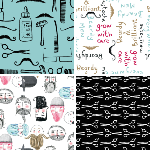 To Beard or Not to Beard Fabric