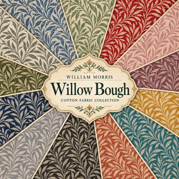 William Morris Willow Bough Cotton Fabric Collection