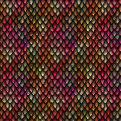 Crafty By Chatham Glyn Dragon Scales Fantasy 100% Cotton 140cm Wide Printed Digital Fabric for Quilting, Sewing, Crafts, Dressmaking