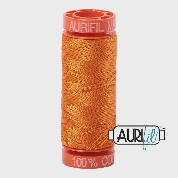 Aurifil 50wt Small Spool 100% Egyptian Cotton (220 Yards/200 Meters)