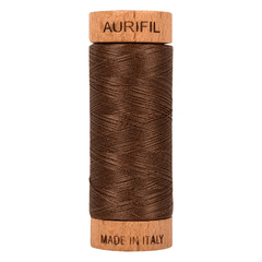 Aurifil Cotton Mako 80wt Thread 306 Yards for Sewing - Bark #1140