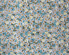 Little Johnny Green Floral 100% Cotton Poplin 147cm Wide Digitally Printed Fabric for Crafting, Sewing, Patchwork, Dressmaking