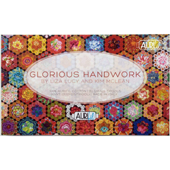 Ensemble de fils à broder Aurifil Glorious Handwork - 20 petites bobines de coton 80wt