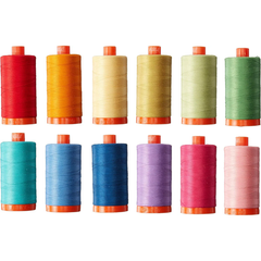 Piece and Quilt Collection, Colors by Christa Watson 100% Cotton Mako 50wt Thread, 1422 Yards