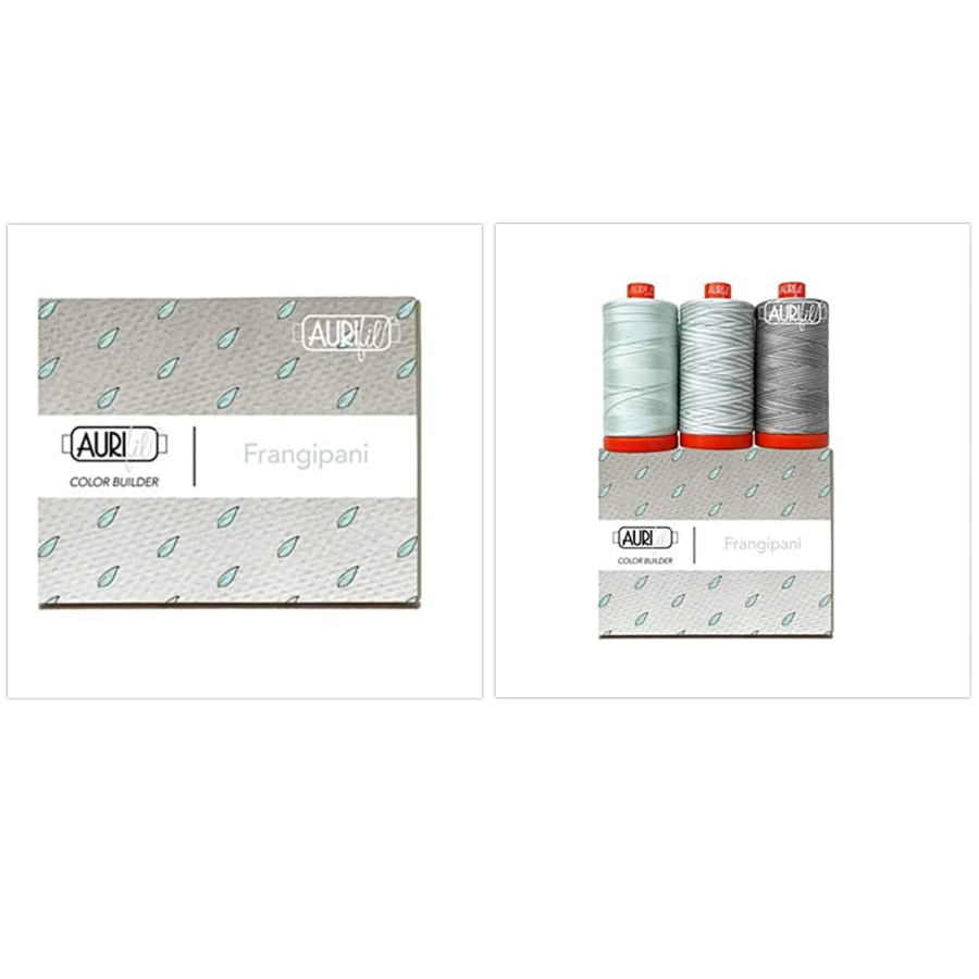 Fil Aurifil 3 grandes bobines de coton 50WT, idéal pour l'artisanat, le matelassage et la broderie