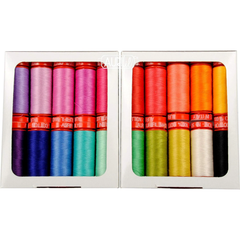 Kit de fil Tula Pink Tula Sunrise Aurifil, 20 petites bobines, poids 50, TP50SC20