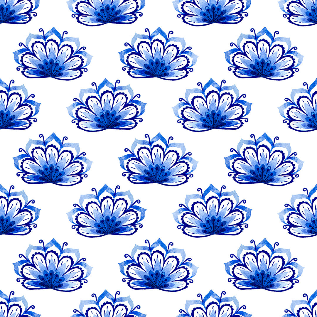 Fabric Editions Loose Fabric All About Blues Cotton Collection Prints Fabric