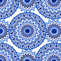 All About Blues Cotton Collection Prints Fabric