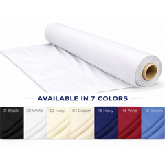 CraftsFabrics Navy Plain Dyed Homespun Cotton Fabric – 100% Cotton – 110cm Wide – Craft, Quilting & Dressmaking Fabric