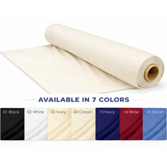 CraftsFabrics Navy Plain Dyed Homespun Cotton Fabric – 100% Cotton – 110cm Wide – Craft, Quilting & Dressmaking Fabric