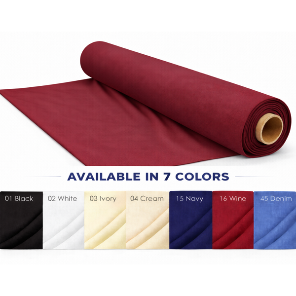 CraftsFabrics Plain Dyed Homespun Cotton Fabric – 100% Cotton – 110cm Wide – Craft, Quilting & Dressmaking Fabric