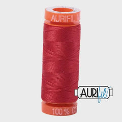 Aurifil 50wt Small Spool 100% Egyptian Cotton (220 Yards/200 Meters)