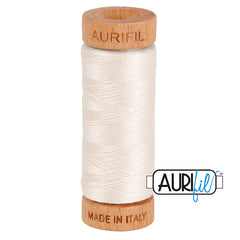 Aurifil Cotton Mako 80wt Thread 306 Yards for Sewing - Muslin   #2311