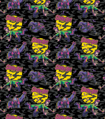 Craft Cotton Co. 100% Cotton Scooby-Doo Halloween Monsters 110cm Wide Ideal for Crafts, displays, Table Decoration and as a Dress Fabric