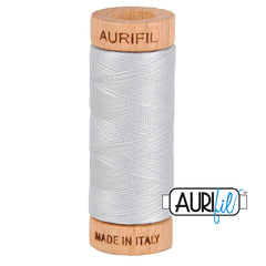 Fil Aurifil coton mako 80wt 306 yards, idéal pour la couture, le matelassage et le crochet