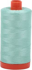 Aurifil Mako Cotton Thread Solid 50WT Cotton Single Spool 1422 yd Ideal for Machine Embroidery, Quilting and Sewing