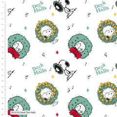 Peanuts Snoopy Christmas Cotton Fabric (2910)