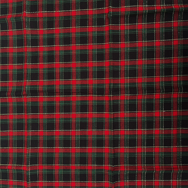 The Craft Cotton Co. Loose Fabric The Craft Cotton Co. Tartan Metallic 100% Cotton 112cm Wide Checkered Fabric