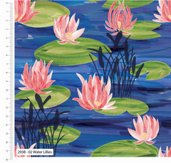 Make + Believe Fabrics 110cm Wide 100% British Waterways Sarah Payne Organic Cotton Prints Premium Cotton Fabric