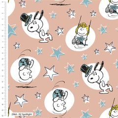 Peanuts Snoopy Circus - Cotton Fabric - Pack of 4 Bundle