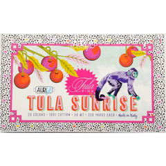 Kit de fil Tula Pink Tula Sunrise Aurifil, 20 petites bobines, poids 50, TP50SC20
