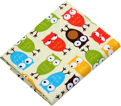 CraftsFabrics Baumwoll-Fat Quarters mit Cartoon-Tieren, bedruckt, 40 x 50 cm, 5 Stück (Quilten, Scrapbooking, Nähen, Babykleidung, DIY-Projekte)