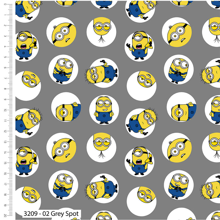 The Craft Cotton Co. Loose Fabric Minions - Cotton Fabric