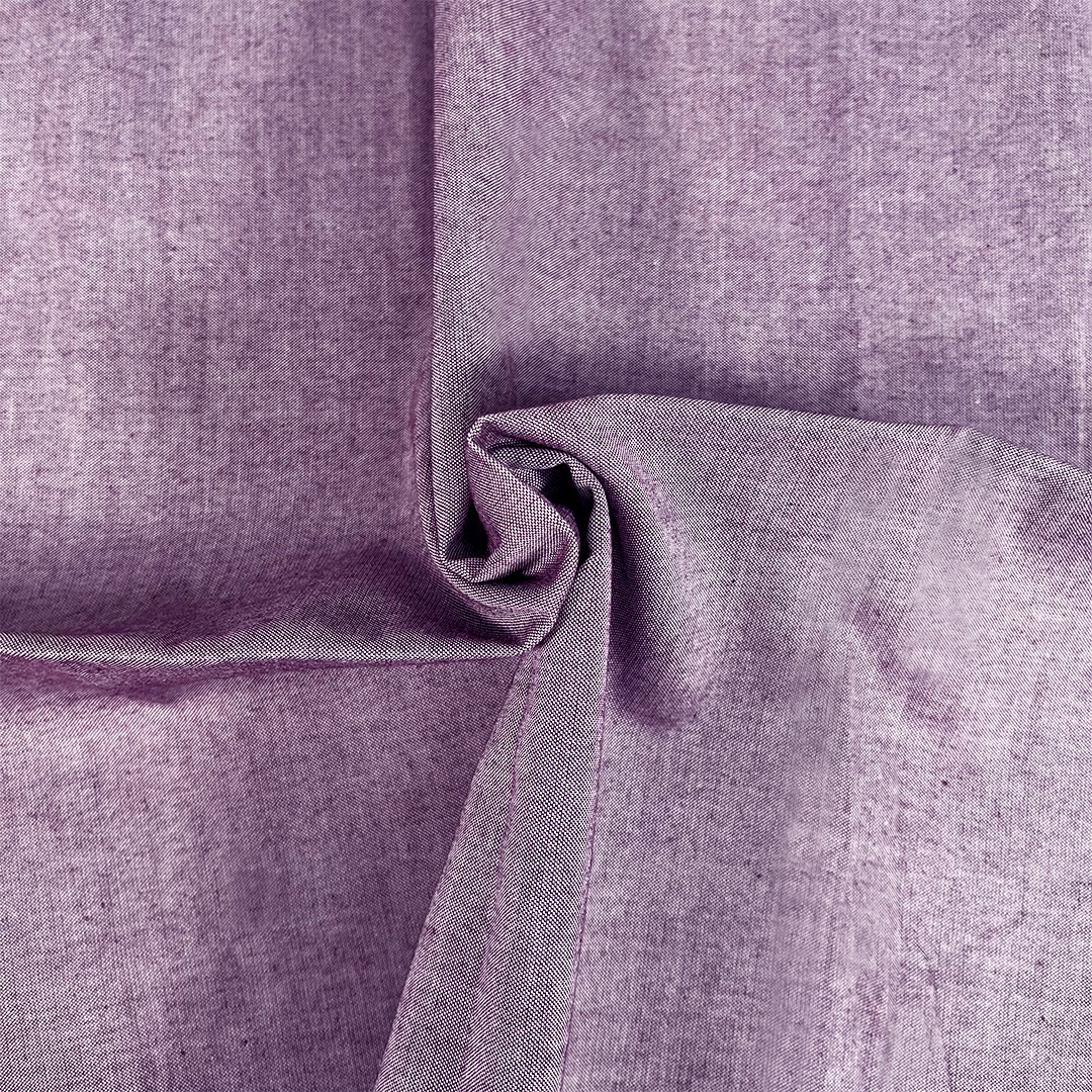 The Craft Cotton Co. Baumwoll-Oxford-Chambray, 100 % Bio-Baumwolle, 110 cm breit, Jeansstoff zum Basteln, Quilten, Nähen, Heimdekoration
