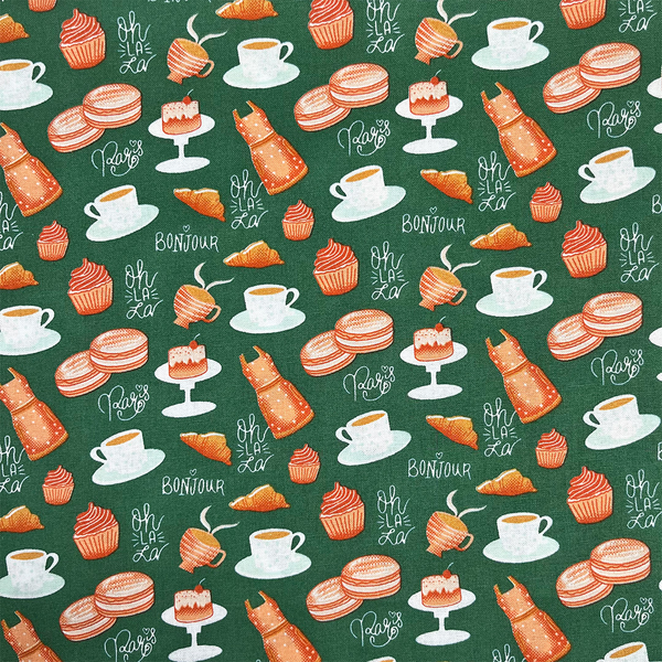 The Craft Cotton Co. Loose Fabric The Craft Cotton Co. Evening in Paris 100% Cotton 110cm Wide Eiffle Tower Europe Holiday Trip Cotton Prints