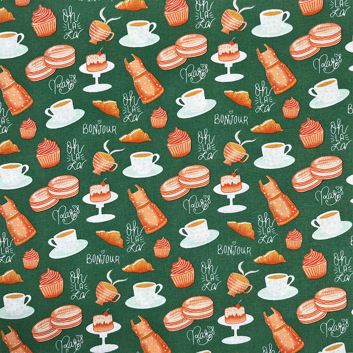 The Craft Cotton Co. Loose Fabric The Craft Cotton Co. Evening in Paris 100% Cotton 110cm Wide Eiffle Tower Europe Holiday Trip Cotton Prints