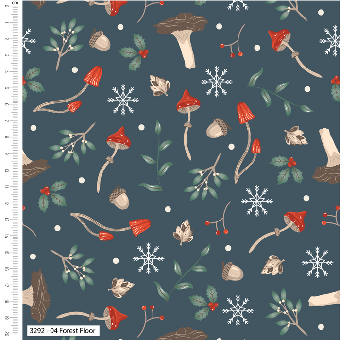 The Craft Cotton Co. Loose Fabric Craft Cotton Co. 100% Cotton Twilight Winter Cotton Fabric 110cm Wide Fabric