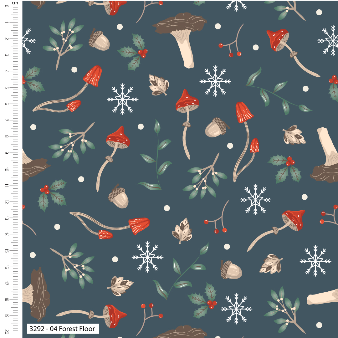 Craft Cotton Co. 100% Cotton Twilight Winter Cotton Fabric 110cm Wide Fabric