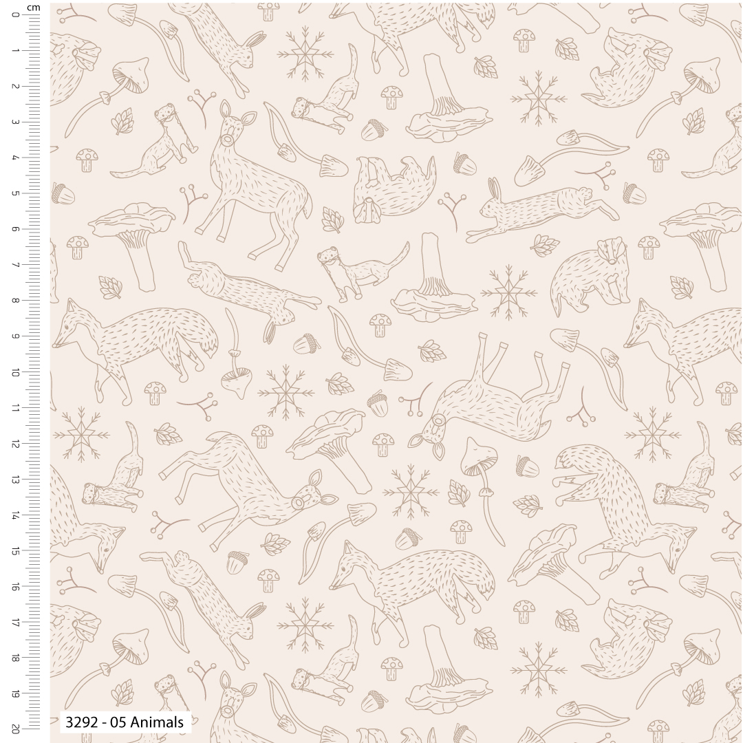 Craft Cotton Co. 100% Cotton Twilight Winter Cotton Fabric 110cm Wide Fabric