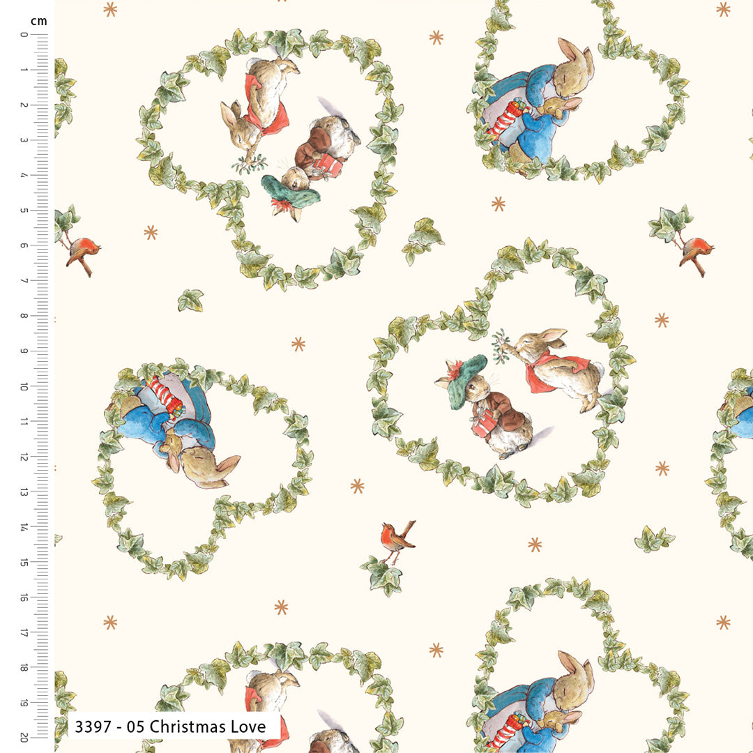 The Craft Cotton Co. Loose Fabric Craft Cotton Co. The Joy of Giving Peter Rabbit 100% Cotton Fabric 112cm/44" Wide for Crafting, Patchwork, Home Décor 3397