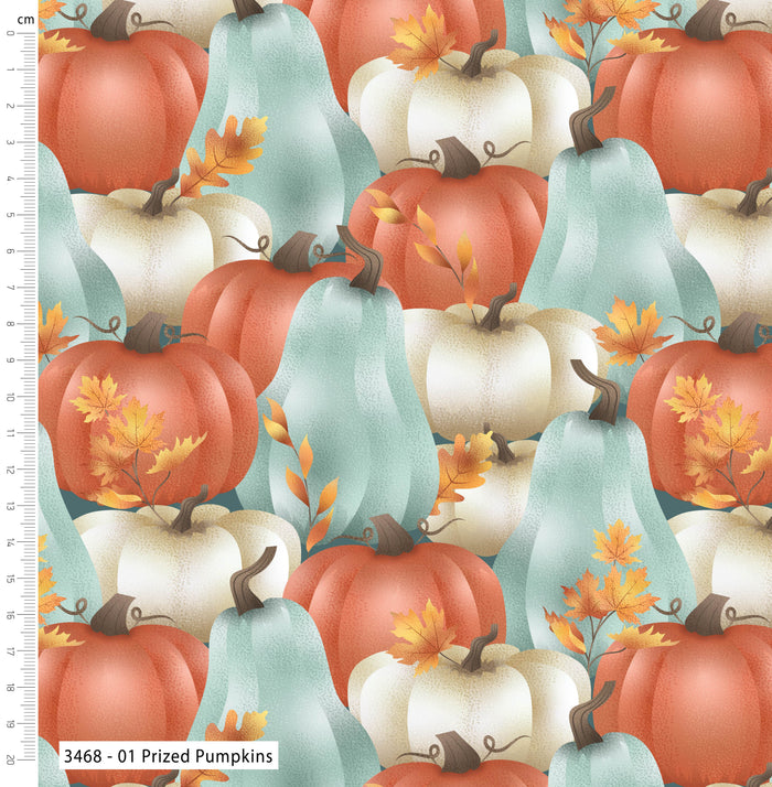 The Craft Cotton Co. Loose Fabric Autumn Awakening Collection 100% Cotton 112cm/44" Wide Cotton Digital Print