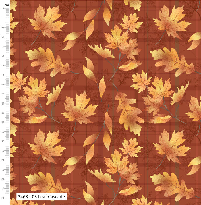 The Craft Cotton Co. Loose Fabric Autumn Awakening Collection 100% Cotton 112cm/44" Wide Cotton Digital Print
