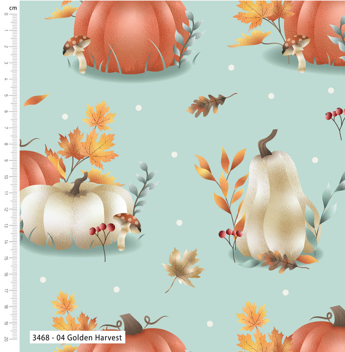 The Craft Cotton Co. Loose Fabric Autumn Awakening Collection 100% Cotton 112cm/44" Wide Cotton Digital Print