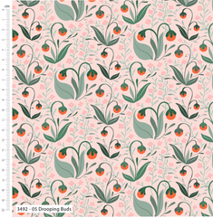 Poppy Queen by Savanna Rawson 100% Cotton Prints 112cm Wide Floral Designs For Crafting, Home Décor, Kid's Craft