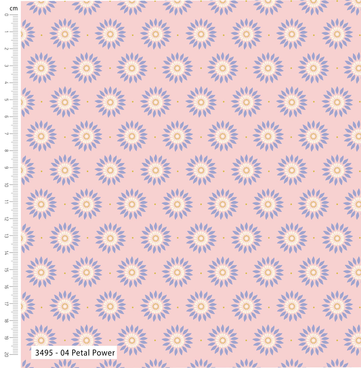 Retro Sunshine Collection, 100 % Baumwolle, 112 cm breit, Baumwoll-Digitaldruck, ideal zum Basteln, Quilten, Nähen und als Heimdekoration