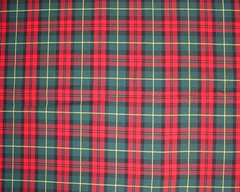 Little Johnny PolyViscose Tartan Irish 147cm Wide Digitally Printed Fabric Ideal For Crafting, Sewing, Quilting, Home Décor and Kid's Craft