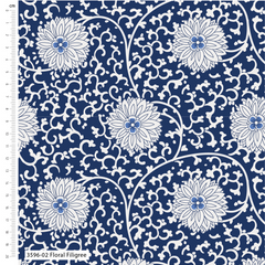 Crafts of Tranquility Delft Blue The V&A Museum 100% Organic Cotton 45cm x 55cm Wide Fat Quarter Bundle for Crafting, Sewing, Patchwork