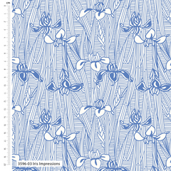 Crafts of Tranquility Delft Blue The V&A Museum 100% Organic Cotton 45cm x 55cm Wide Fat Quarter Bundle for Crafting, Sewing, Patchwork