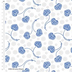 Crafts of Tranquility Delft Blue The V&A Museum 100% Organic Cotton 45cm x 55cm Wide Fat Quarter Bundle for Crafting, Sewing, Patchwork