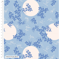 Crafts of Tranquility Delft Blue The V&A Museum 100% Organic Cotton 45cm x 55cm Wide Fat Quarter Bundle for Crafting, Sewing, Patchwork